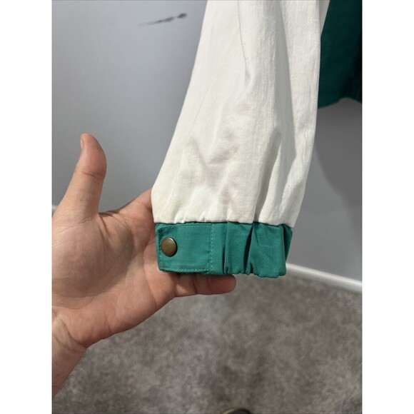 Mens Pendleton Lobo Bomber Windbreaker Jacket Large Color Block Blue Green - Picture 5 of 11